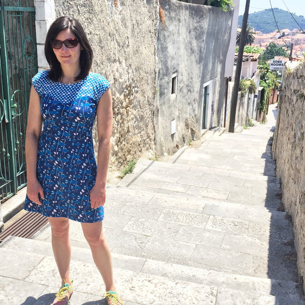 The Comino Cap dress and top sewing pattern (for teens and women)- PDF