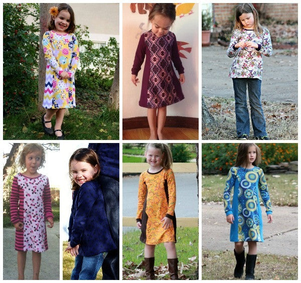 The Mini Penny Pinafore sewing pattern (6m to 10Y)- PDF