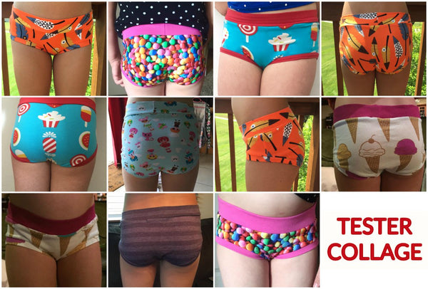 The Braw Boy Cut Briefs sewing pattern (for girls)- PDF