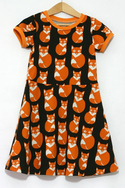 Little Girls' Skater Dress sewing pattern -18m/2T, 3T/4T, 5Y/6Y, 7Y/8Y - PDF